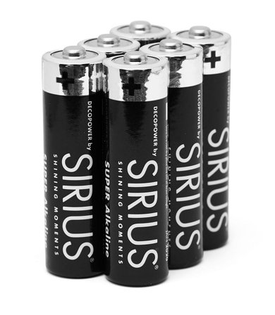 Sirius Batterier DecoPower, 6stk AAA, Tøj & Bolig, Lys & Lamper, Batterier