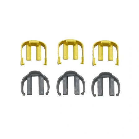 6 stk. C-type gule klemmer til K2 K7 bil hjem højtryksrenser dele udløser husholdning