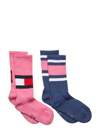 Th Kids Flag 2P Socks & Tights Socks Multi/mønstret Tommy Hilfiger
