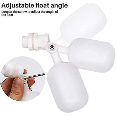 2 Pak Vandflydeboldventil Automatisk Lukning 3/8'' Ventiler