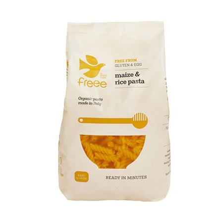 Doves Farm Majs & Ris Fusilli Pasta glutenfri Ø 500 g, Helse & Madvarer, Pasta, Ris & Bælgfrugter, Pasta & Nudler