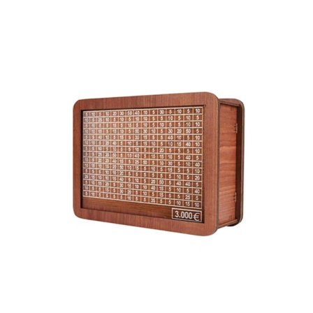 Sparebøsse i tre, sparebøsse i tre, sparebøsse, myntteller sparebøsse, sparebøsse med teller (3 tusen)
