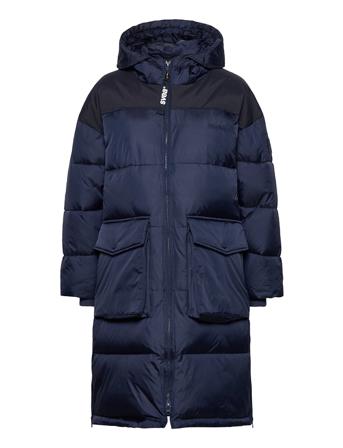 W. Comfy Puffer Coat Fôret Kåpe Blå Svea