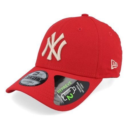 New Era - MLB - Red - adjustable - Cap - New York Yankees Repreve 9FORTY Scarlet Adjustable - Hatstore