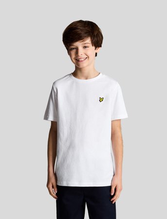 Lyle & Scott Plain T-Shirt - White - 170-176