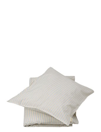 Fabelab Bedding Baby - Cottage Blue Stripes - Grey - 70X100CM;40X45CM