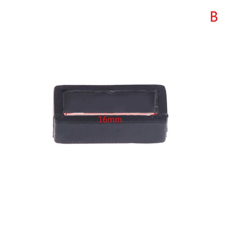 7 Størrelse Sort Silikone Urrem Holdebøjle Loop Gummi Bu