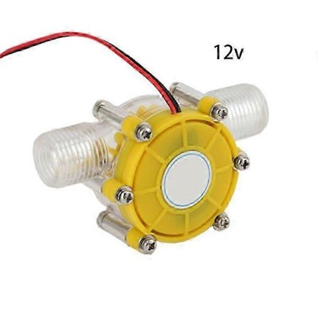 Højkvalitets DC 5V/12V/80V 10W Vandstrømspumpe Mini Turbine Flow Konvertering Hydro Generator F1FC