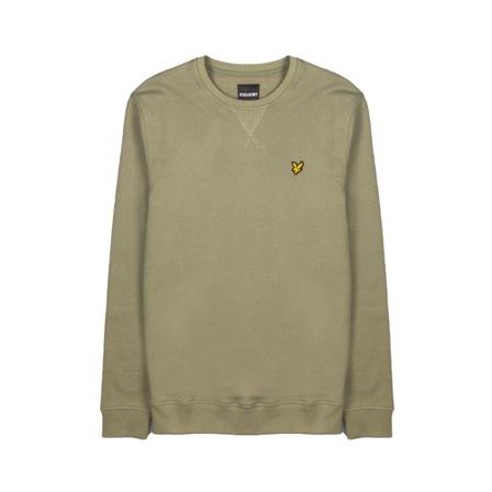 Lyle & Scott Crew Neck Sweatshirt Grøn, Herre Sweatshirts, Størrelse: M
