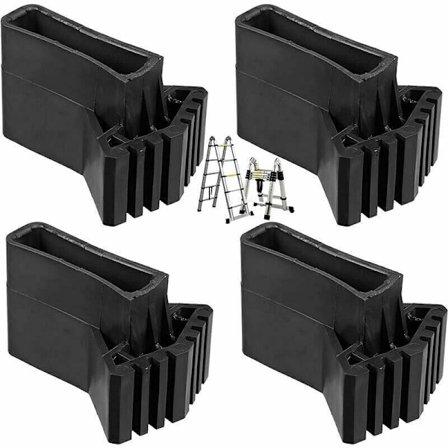 Tikapuiden jalkasuojat Jalat Tikapuiden jalat Liukumattomat kumityynyt Yleiskäyttöiset tikkaiden vaihtojalat Liukumattomat kumit(4 kpl)