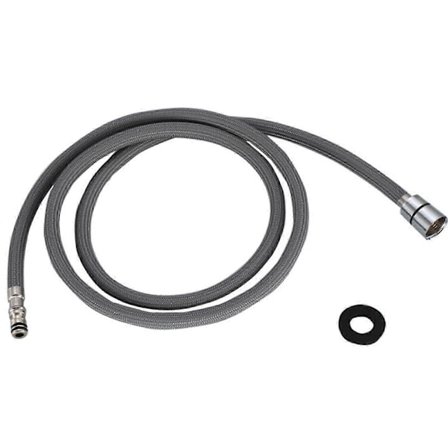 Erstatningsslange for Hansgrohe kjøkkenkraner NSF-sertifisert metall/nylon 59-tommers kran slange