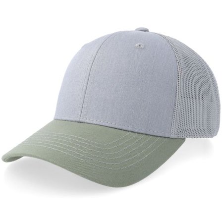 Equip - Grå trucker Keps - Heather Grey/Stone/Loden Trucker @ Hatstore