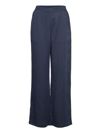 Eslottie Wide Pants Vide Bukser Marineblå Esme Studios