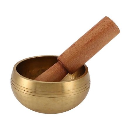 Brons Meditation Skål Tibetansk Sjungande Skål Set Meditation Ljudskål Handgjord för Healing och Mi