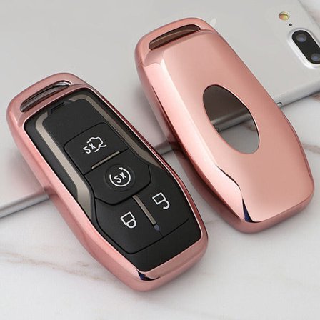 Mjukt TPU-fodral för fjärrnyckel till Ford F-150 Explorer Linco