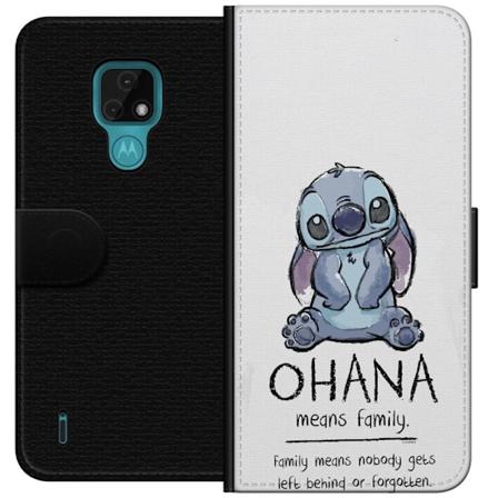 Motorola Moto E7 Lompakkokotelo Stitch Ohana