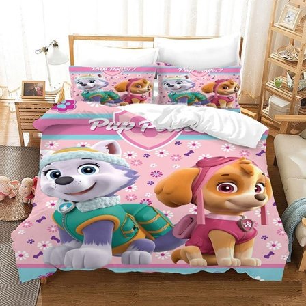 Paw Expedition Digitaltryckt Quiltset-0228