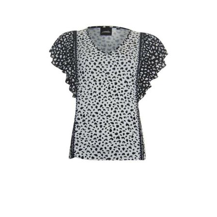 Poools Tshirt , Zwart , Dames , Maat: S