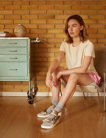 STUDIO FEDER Freya T-Shirt - Ivory - Cream - M