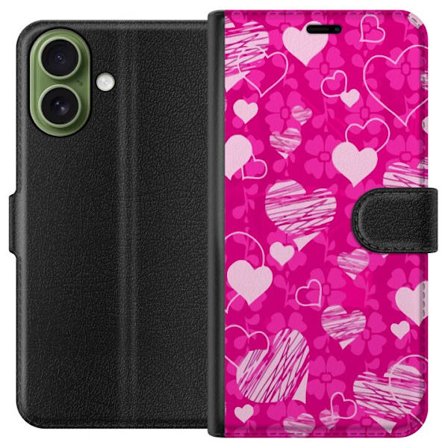 Yhteensopiva Lompakkokotelo Apple Apple iPhone 17 PopSydänKuviointi