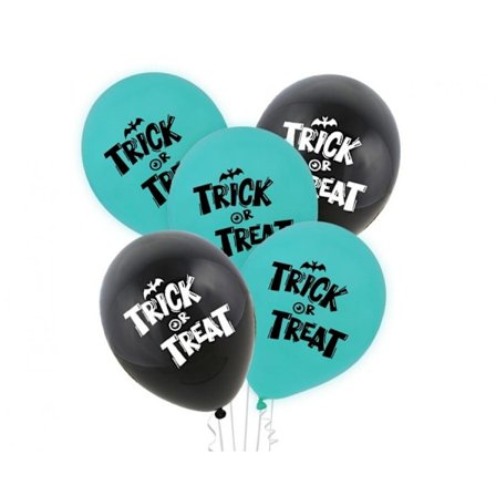 Boo-ballonger till Halloween, 5 st, 12 tum (30 cm)