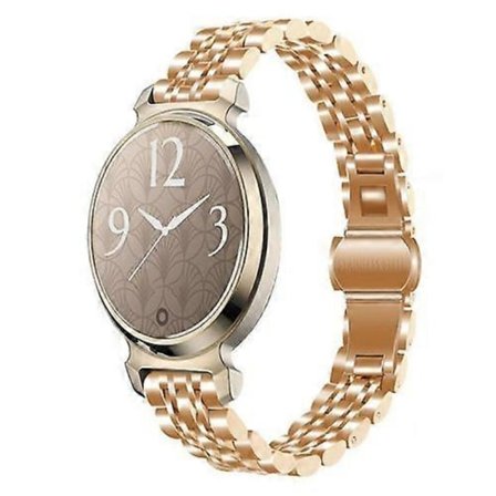 For Garmin Lily 2 Syv-perlers 14mm Rustfritt Stål Klokkereim