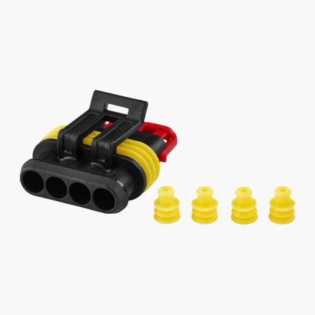 Hylskontakthus 4 stift 10 st. - Biltema