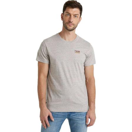 PME Legend Short sleeve r-neck fancy vario me , Beige , Heren , Maat: S Shirts