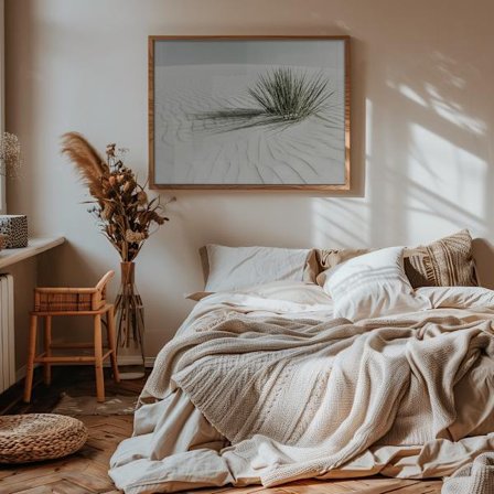 WHITE SANDS Vintage Dune Poster 70x50 cm