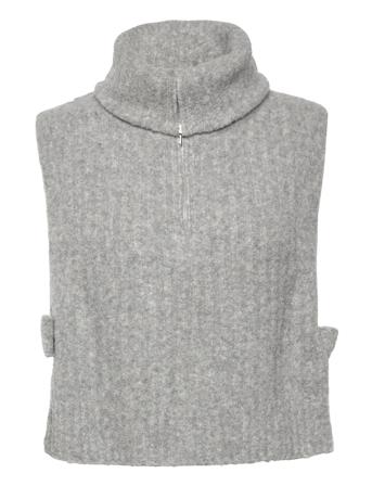 Hafjell Knit Bib Vests Knitted Vests Harmaa HOLZWEILER