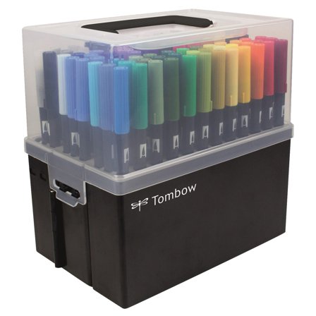 Tombow ABT Dual Brush Pen Box Case 108 Set