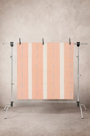 Jotex - Rossa Utendørs Teppe 180x180 Cm Polyester/Polyester Rosa/naturhvit/blå LUNA - Kjøp Utendørstepper hos Jotex