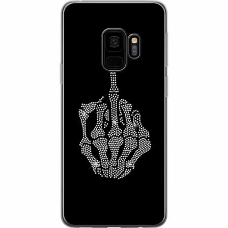 Samsung Galaxy S9 Mjukt Skal - Fuck You Bling