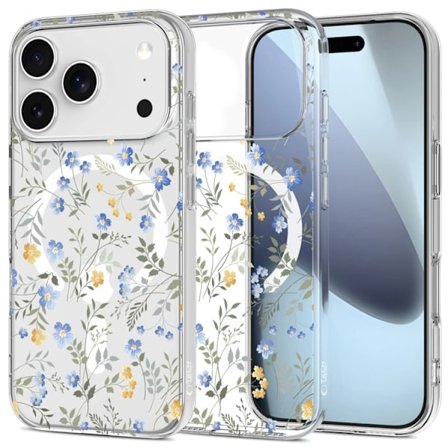 Tech-Protect Mobilskal till iPhone 17 Pro Magsafe Flexair - Spring Flowers