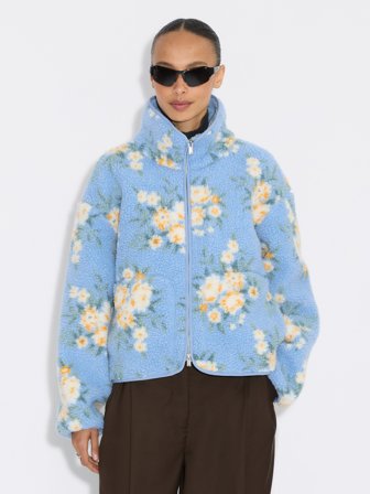 Holzweiler - Rype Fleece Jacket - Light Blue Mix - Womens - Small