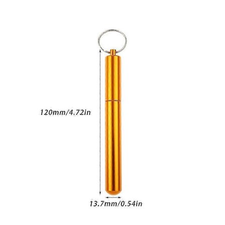 Sy nål holder opbevaringsrør etui læder strikning broderi reparation nål container nøglering tandstikæske