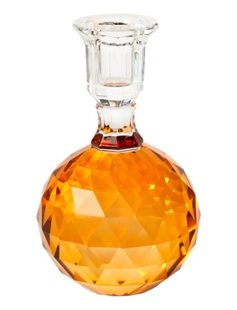 C'est Bon Krystal Lysestage - Orange - ONE SIZE