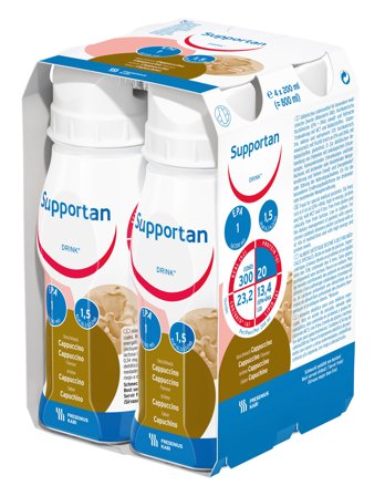 Supportan Drink Cappuccino, 4x200 ml