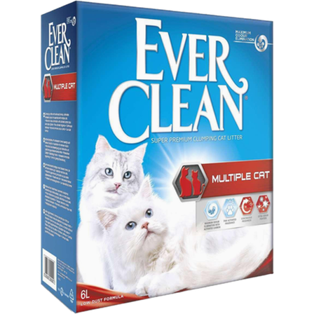 Ever Clean - Multiple Cat - Kattesand 10 L - Katt - Kattesand & kattestrø - Klumpdannende kattesand - ZOO.no