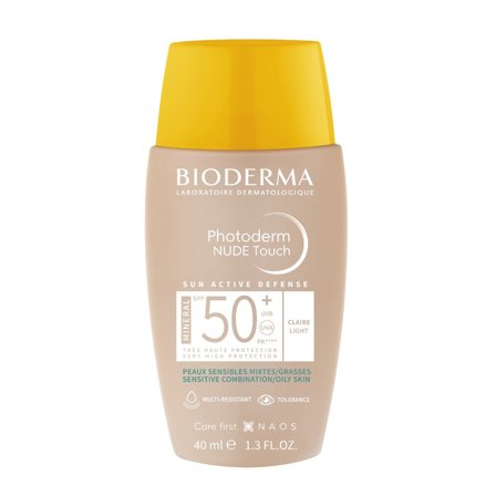 Bioderma Photoderm Nude Touch Mineral SPF50+ Tonalità Chiara 40ml
