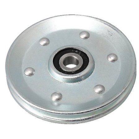 V-formet Jernbærende Kabeltrisse til Garageportåbner 90x10mm Sølv--