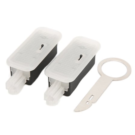 LED-ljus Legering Nummerplåtsram 3 Färger Justerbar Ersättning för Audi A6 A4 A5 A7 Q3 Q5 Q7 TT S5