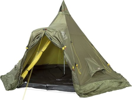 Helsport Varanger 12-14 Camp Outer Tent Incl. Pole tipis Green OneSize