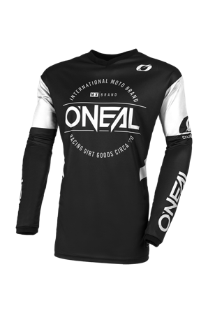 Maglia Cross O'Neal Element Brand V.23 Nero-Bianco L
