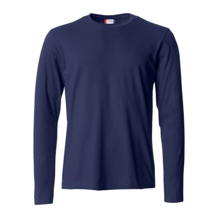 Clique Mens Basic Långärmad T-shirt Xxl Mörk Marinblå