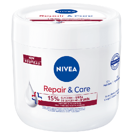 NIVEA Hudkräm Repair & Care Body Cream +Urea 400 ml Bodylotion kroppsoljor Unisex 400ML