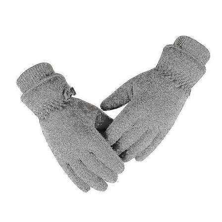 Miesten laskettelukäsineet, tuulenpitävät, vedenpitävät, liukumattomat, plus sametti, lämpimät lumilautakäsineet -Yx L