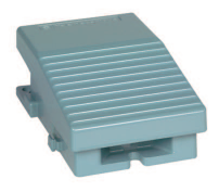 Schneider Electric XPEM211 Fotpedal uten dekning Blå, 2 trinn, Elfordeling & strømforsyning