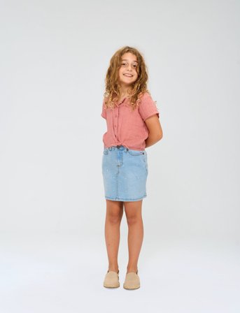 The New Tnoda Denim Skirt - Blue - 98/104