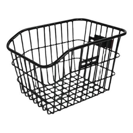 Stor Sykkel Bakkurv Vogn Utvidet Breddet Slitesterk Kurv for Matbokser Matposer Jakker